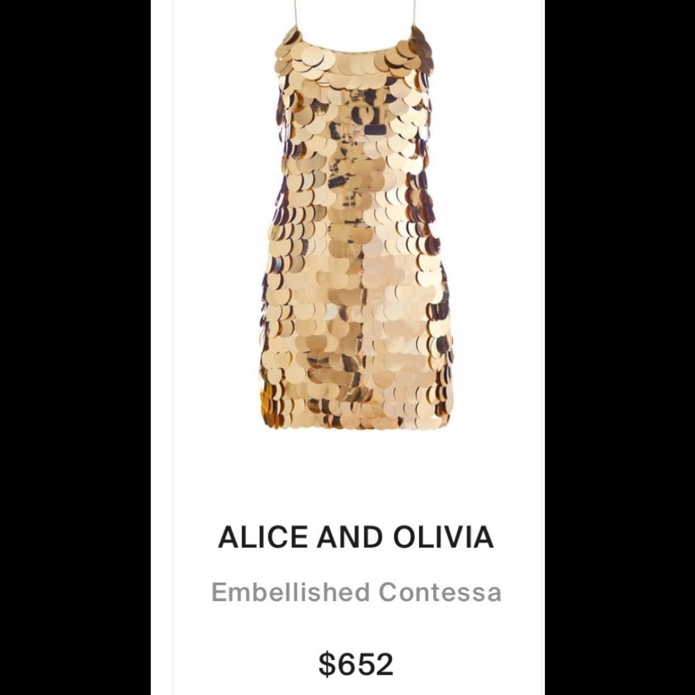 2X “HOST PICK” Alice + Olivia Contessa Embellished Mini Dress - Picture 2 of 14